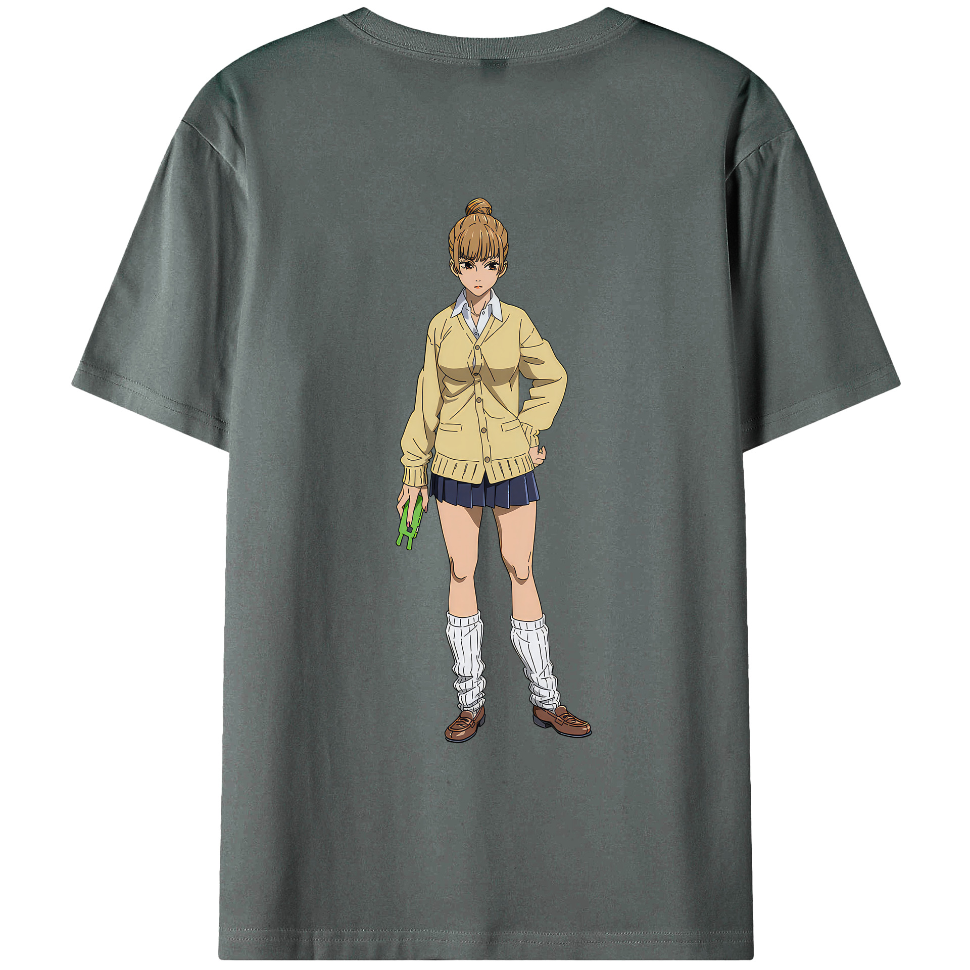 （画像用） 呪術廻戦 Jujutsu Kaisen 綿100％ メンズ半袖Tシャツ（バックプリント） 通気性